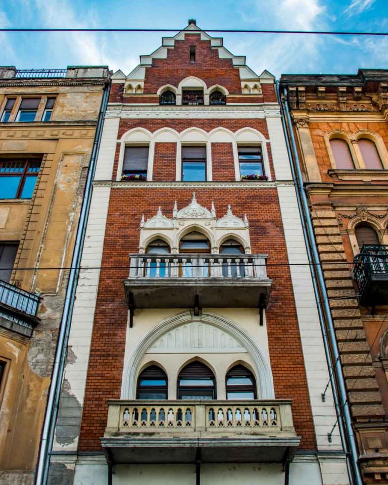 Narrowest house of Budapest