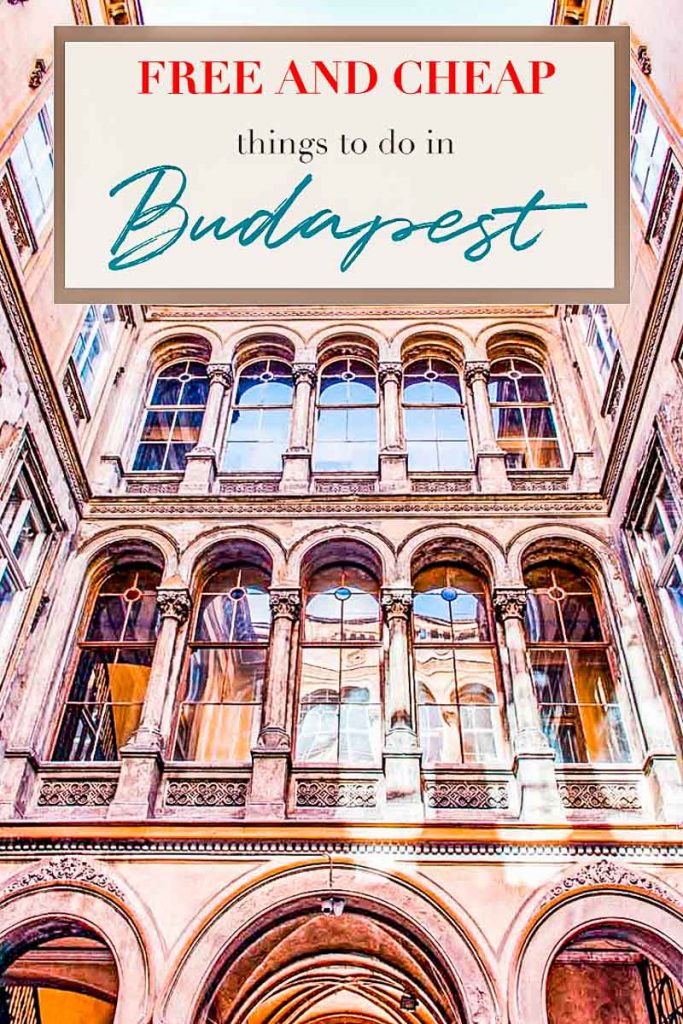 beautiful courtyard in Budapest